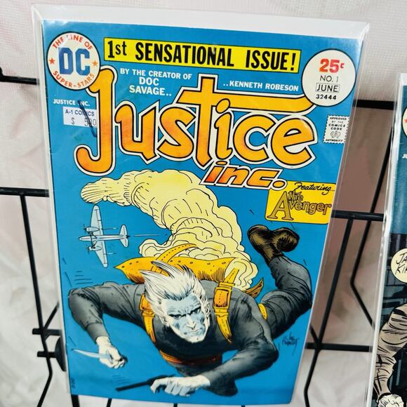 Justice Inc. 1-4 Set DC Comics 1975 1st Appearance Bronze Age Joe Kubert - Picture 3 of 5